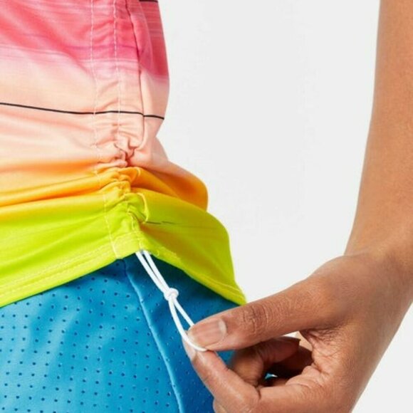 Lucky in Love Tropical Bliss Tank Multicolor Racerback XS - Picture 8 of 9